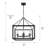 Averee 4 - Light Steel Dimmable Lantern Chandelier-1420446794
