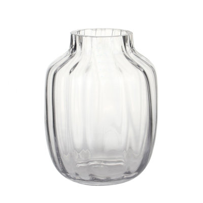 Fluted Glass Vase
