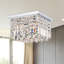Plafonnier encastré 4 lumières 11,8 po Homburg-22482931