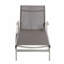 Ensemble de chaises longues réglables à 5 positions - Structure en aluminium léger et filet respirant, fauteuils inclinables d'extérieur 2 pièces
