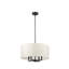 4 - Light Dimmable Drum Chandelier