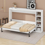 Modern Murphy Bed With Bookshelf