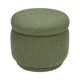 Enoki 21" Wide Round Storage Ottoman with Storage