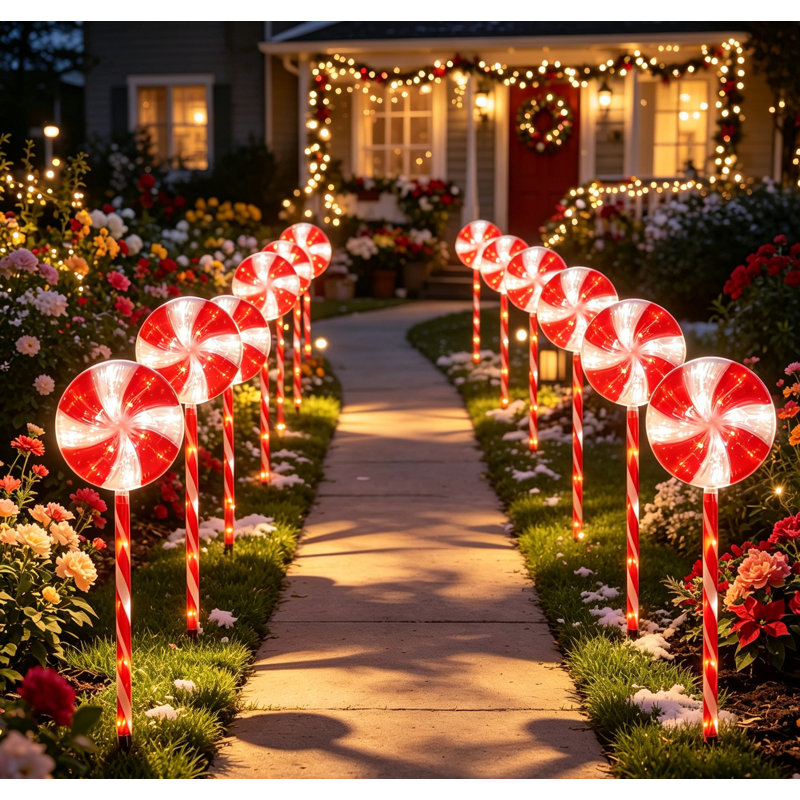 Guirlandes lumineuses solaires, décorations de Noël extérieures pour jardin, allée, terrasse