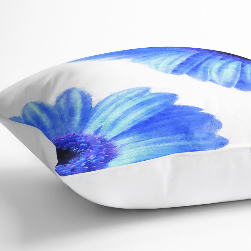 Square Throw Cushion, 55cm H x 55cm W x 20cm D, White