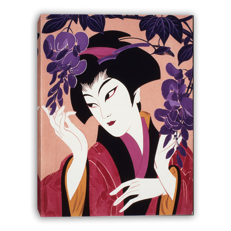 Art mural sur toile pétale chuchotant, l 16 po x H 24 po x P 1,5 po