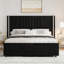 Lit plateforme tapissier Velvet-5083864-5083844