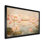«Blush Lotus Horizon I», art mural sur toile botanique rose