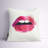 Oliver Gal Home Lola's Lips Throw Pillow
