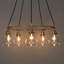 Lustre encastré 5 lumières Glam