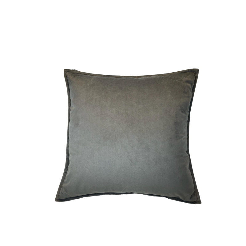 Housse de coussin carrée, Carré 16 po, Gris