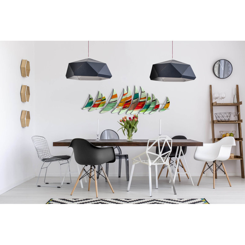 Handmade Modern Abstract Wall Decor on Metal