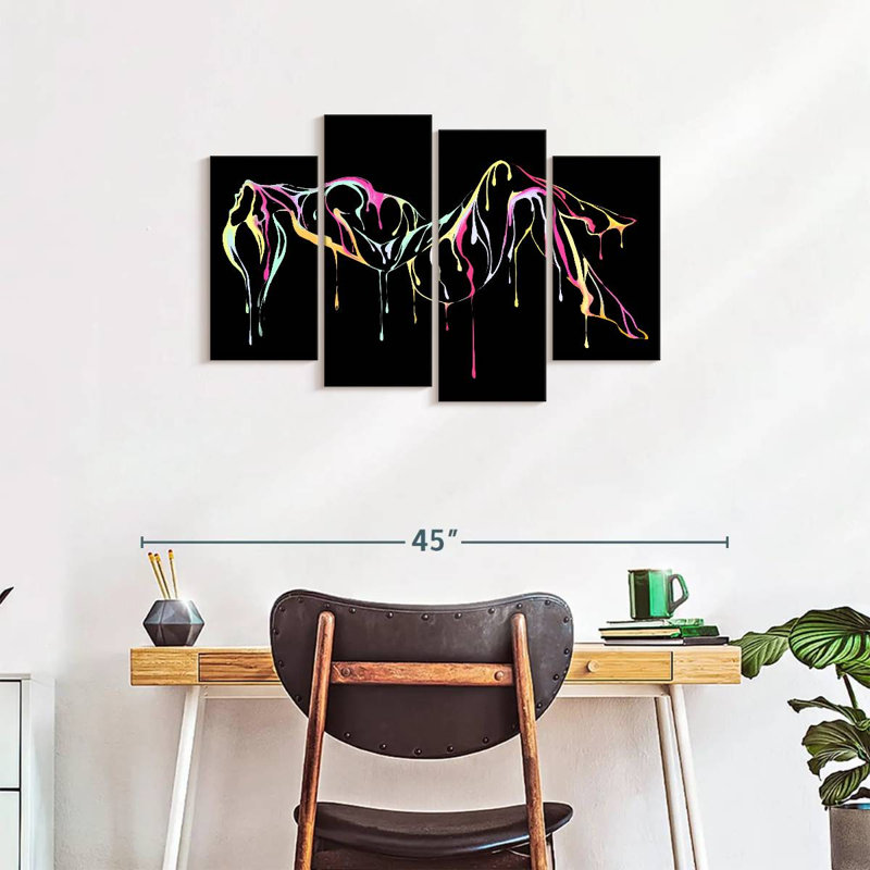 Impression sur toile Sensual Abstract, H 22 po x l 36 po x P 1 po