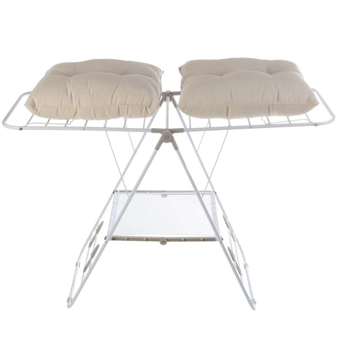 Collapsible Drying Rack - Indoor/Outdoor Portable Laundry Rack for Clothing, Towels, Shoes Rebrilliant