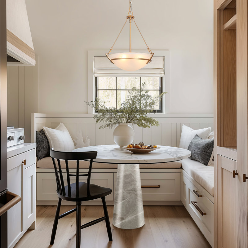 3 - Light Dimmable Modern Unique/Statement Bowl Chandelier