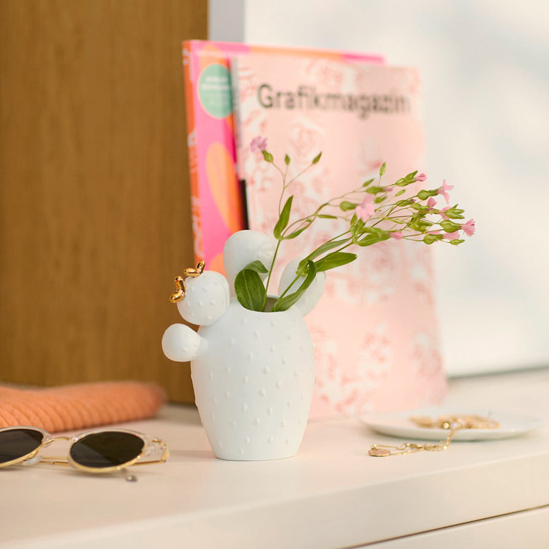 Porcelain Cactus Vase - Cluster