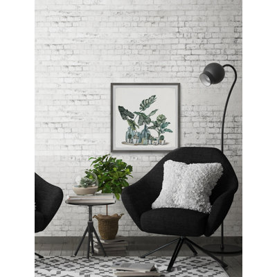Cactus And Palms by Parvez Taj - Single Picture Frame Painting