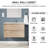 30'' Single Bathroom Vanity with Ceramic Top