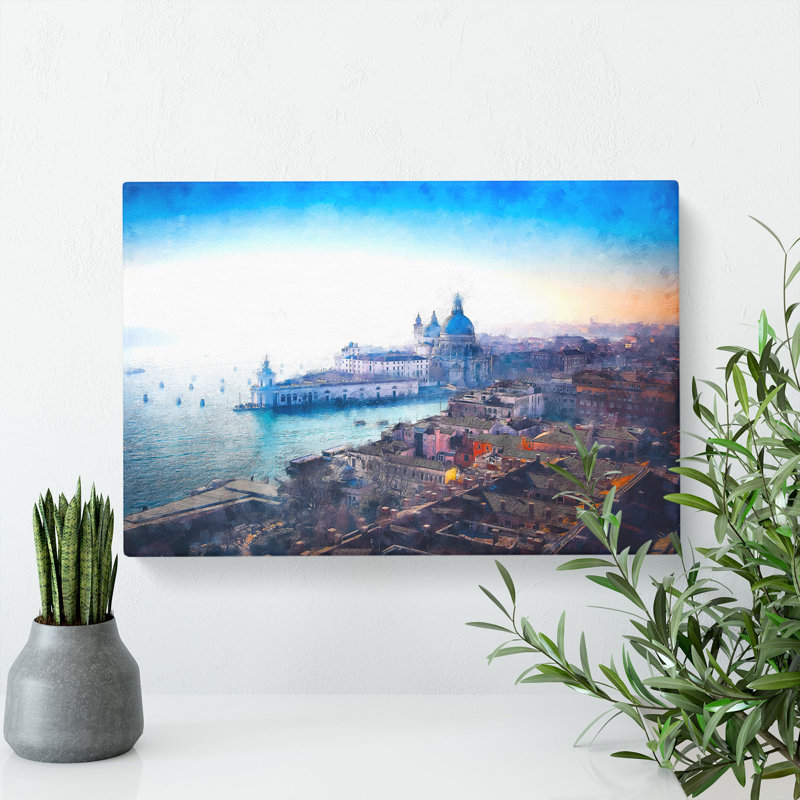 Venice Italy Skyline - Wrapped Canvas Painting, 50cm H x 76cm W x 3cm D