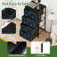 Commode 4 tiroirs avec rangement vertical et ventilateur Art Deco