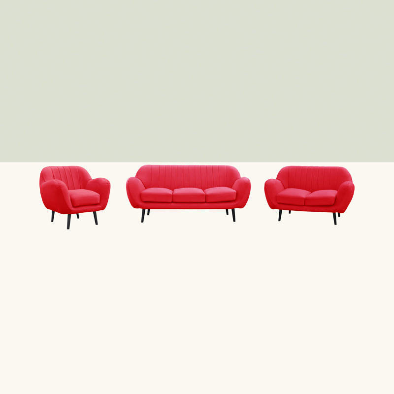 Cooper Loveseat, Red