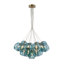 19-light Seeded Glass Cluster Bubble Chandelier