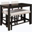Banc en bois massif Huberte