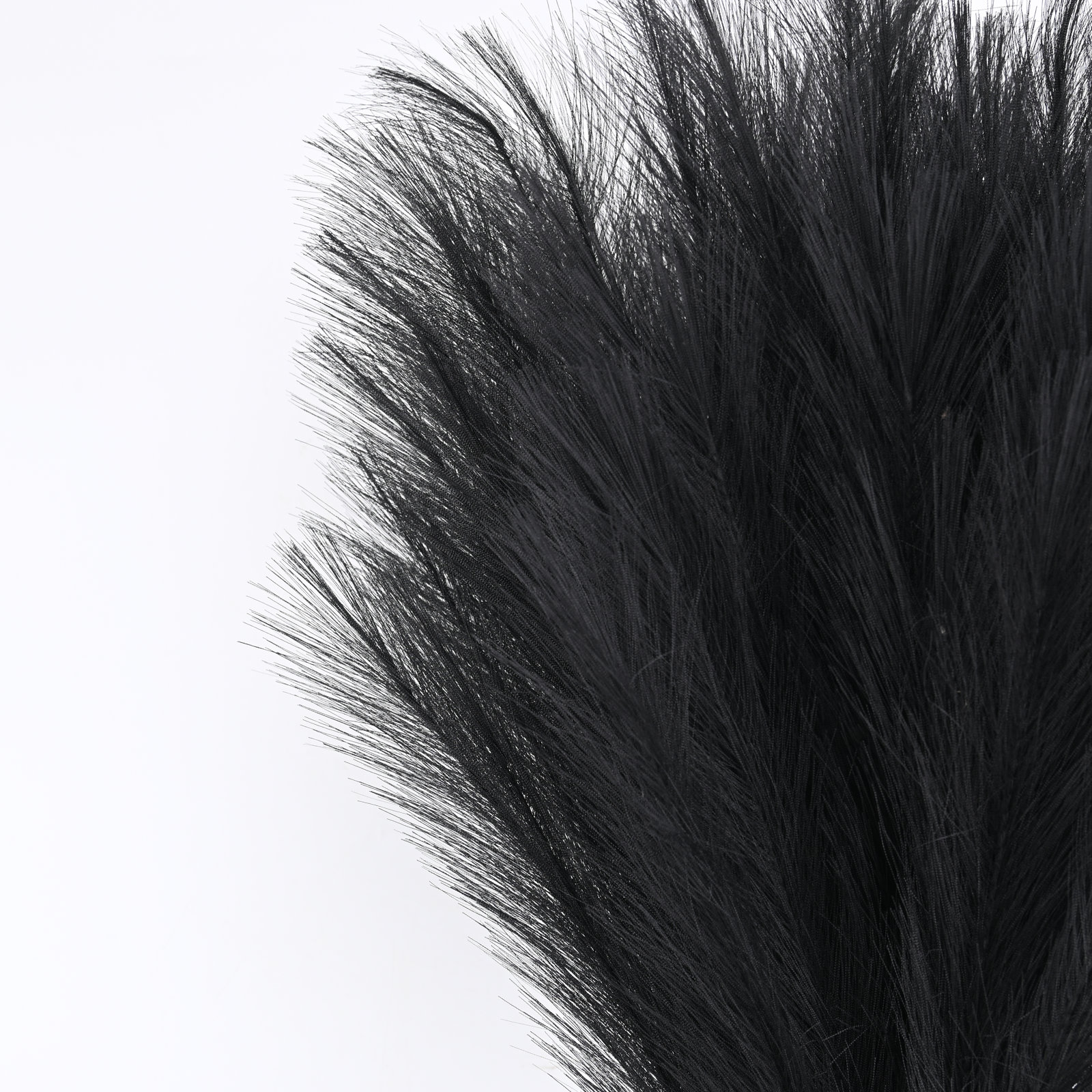 Silk Pampas Grass Arrangement, Black, 43"H x 8"W