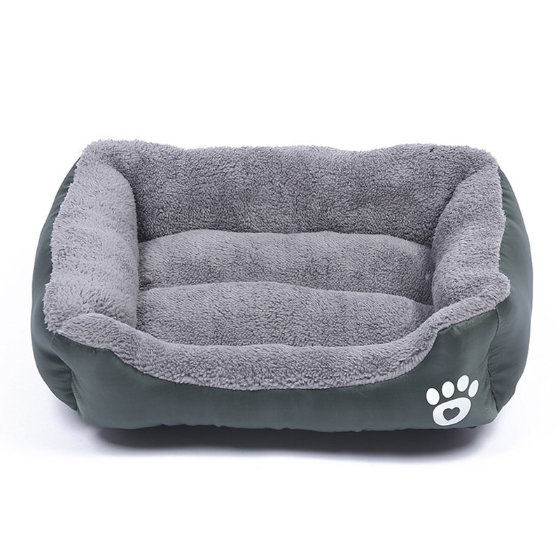 Lit pour chien Goncalves, Très très grand (l 43,3 po x P 33,5 po x H 3 po), Vert foncé