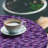 Bungalow Rose Purple Fitted Round Tablecloth Multicolor
