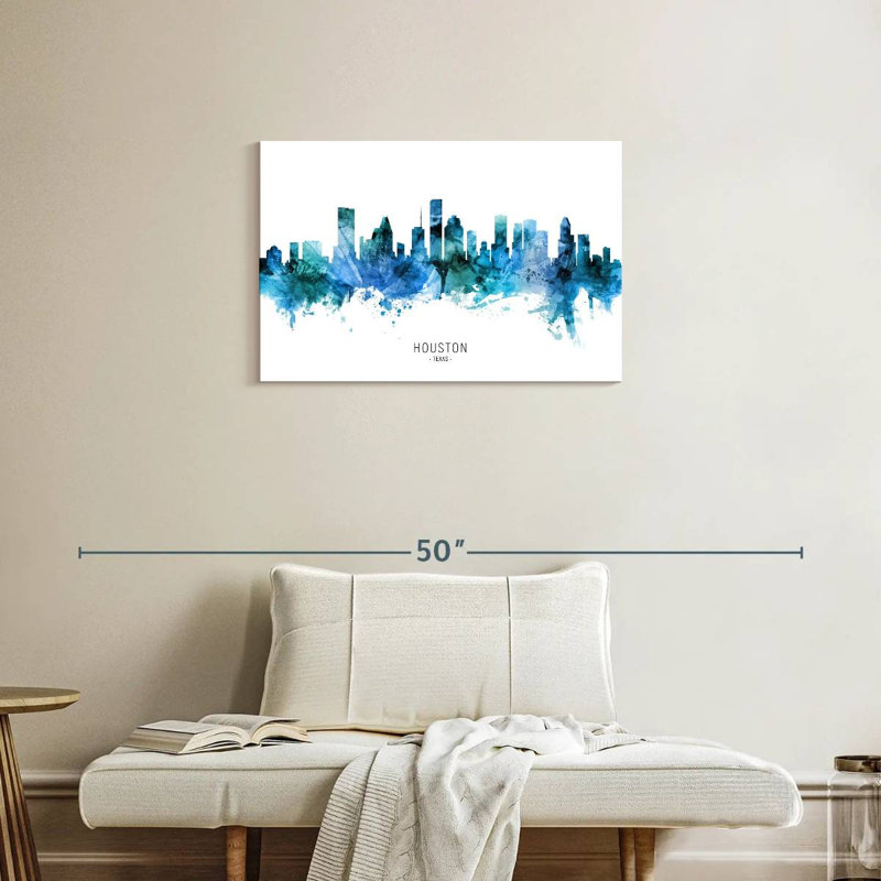 Kavia Houston Texas Skyline VII, 20" H x 30" W