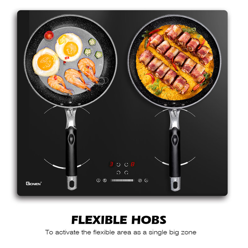 24" Electric 4 Burners Cooktop