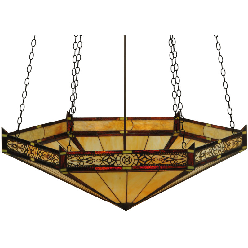 Luminaire suspendu inversé l 49 "Peaches