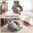 Modern Aesthetics and Intelligent Massage,Ergonomic Height-Adjustable Sofa and Lounge Chair - 8-Point Zoned Massage/Minimalist Installation/Double Cup Holder and Storage Bag-732620559
