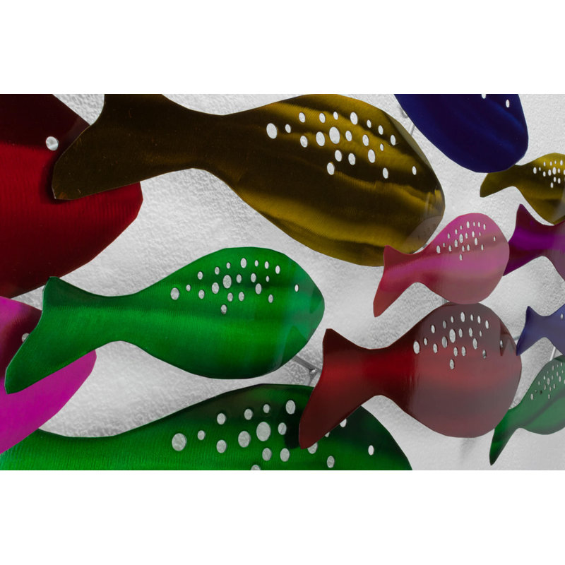 Handmade Coastal Animals Wall Decor on Metal