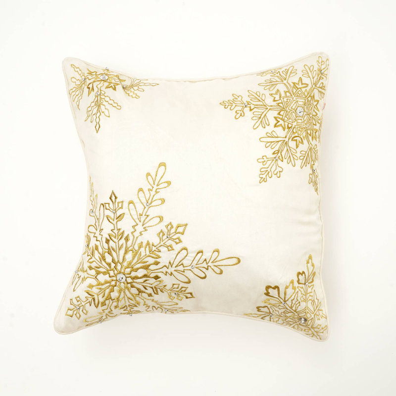 Throw Pillow | Decorative Snowy Dreamscape Pillow | 18x18"