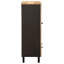 60 cm W Solid Wood Highboard
