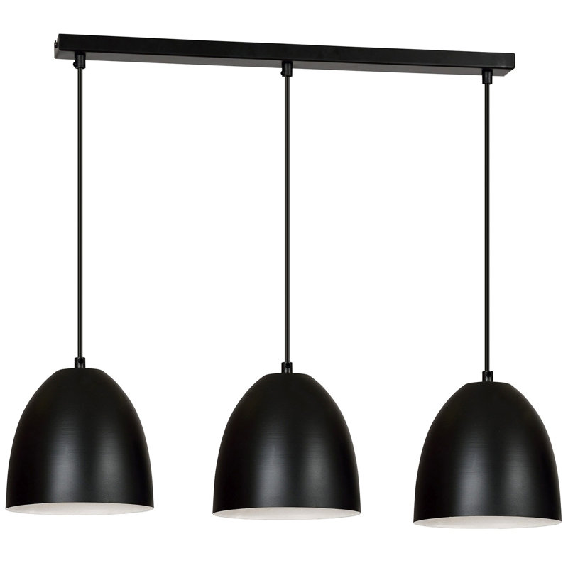 Murphy 3 - Light Pendant, Black/White