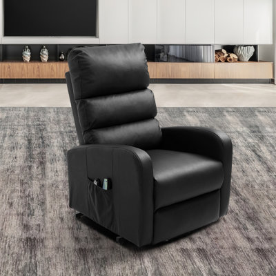 Nieves 73cm Wide Lift Assist Standard Recliner with Massager
