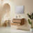 36" Wall Mounted And Floating Single Vanity With Ceramic Sink-1995501912