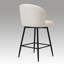 Tabouret de bar pivotant à 360 ° à hauteur de comptoir avec dossier-1630115552-1850844813
