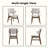 Upholstered Solid Wood Dining Chair-1402785118
