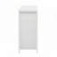 Buffet de rangement à 4 portes avec 3 tablettes réglables et 2 tiroirs-1859059418