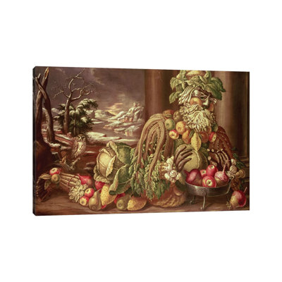 Winter 1 Piece Wrapped Canvas Wall Art