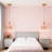1 -Light Single Retro Pink Glass Pendant
