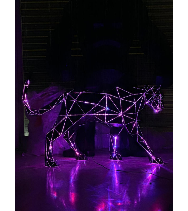 Statue Panther V2 - XL, XL, Black