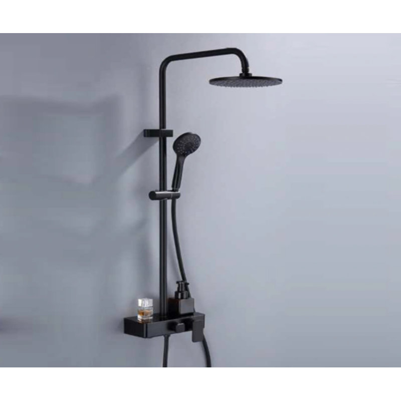 Système de douche complet avec valve brute