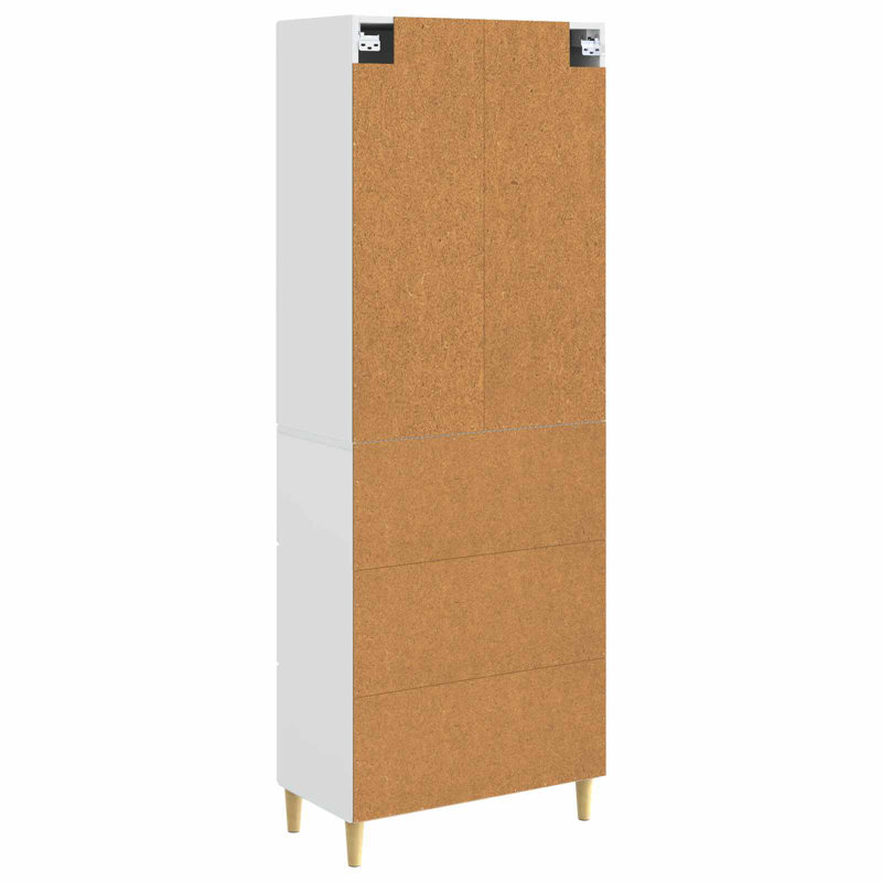 Storage Cabinet, High Gloss White