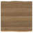 Kallye Square Wood Top Coffee Table Natural Brown