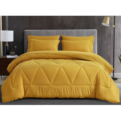 Microfiber Bed in a Bag Comforter Set